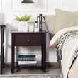 Pemberly Row Nightstand/Bedside Table/Sofa Table/End Table/Accent Table Espresso