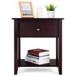 Pemberly Row Nightstand/Bedside Table/Sofa Table/End Table/Accent Table Espresso