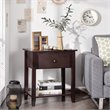 Pemberly Row Nightstand/Bedside Table/Sofa Table/End Table/Accent Table Espresso
