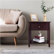 Pemberly Row Nightstand/Bedside Table/Sofa Table/End Table/Accent Table Espresso