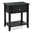 Pemberly Row Nightstand/Bedside Table/Sofa Table/End Table/Accent Table Black