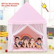 Pemberly Row Large Kids Play Tent/Playhouse Children/Castle Fairy Tent-Mat Pink