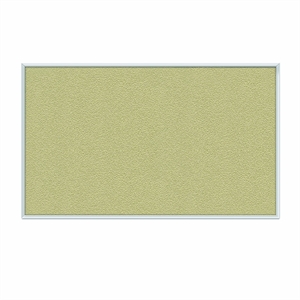 Pemberly Row Vinyl 18&quot x 24&quot Bulletin Board with Aluminum Frame in Caramel