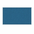 Pemberly Row Vinyl 2' x 3' Bulletin Board with Aluminum Frame in Ocean Blue