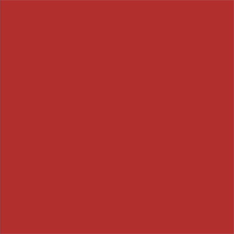 Pemberly Row Vinyl 4' x 6' Bulletin Board with Red Trim in Gray