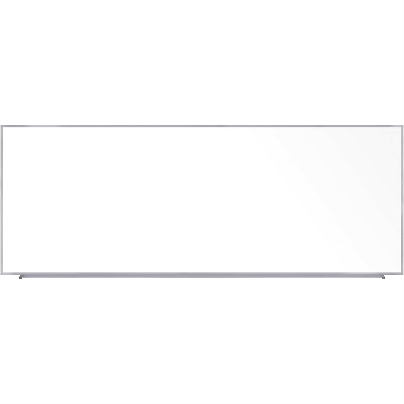 Pemberly Row Vinyl 5' x 12' Magnetic Projection Whiteboard in Gray
