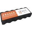Pemberly Row Contemporary Fabric Eraser Foam Fabric 12 Pack in Gray