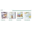 Pemberly Row 11cf Bottom Freezer Refrigerator 24in w/ WINE RACK Stainless 110V