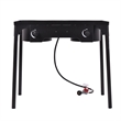 Pemberly Row Double Burner Gas Propane Cooker Outdoor Stove Stand BBQ Grill