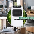 Pemberly Row Portable Air Conditioner Dehumidifier Remote Function White Plastic