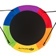 Pemberly Row 40'' Flying Tree Swing Indoor Outdoor Play Set Colorful Fabric