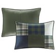 Pemberly Row 3-Pc Farmhouse 100 Percent Cotton Mill Creek Quilt Mini Set - Green