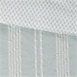 Pemberly Row 3-Piece Modern 100 Percent Cotton Jacquard Comforter Set in Blue
