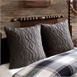 Pemberly Row 9-Piece Cotton Urban Cabin Comforter Set in Brown