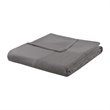 Pemberly Row 3-Piece Polyester Yarn Dyed Full/Queen Duvet Cover Set in Gray