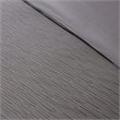 Pemberly Row 3-Piece Polyester Yarn Dyed Full/Queen Duvet Cover Set in Gray