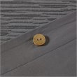 Pemberly Row 3-Piece Polyester Yarn Dyed Full/Queen Duvet Cover Set in Gray