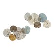 Pemberly Row Transitional Metal Wall Decor in Multi-Color (Set of 2)