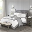 Pemberly Row 8-Piece Polyester Microfiber Comforter Set in Gray