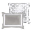 Pemberly Row 8-Piece Polyester Microfiber Comforter Set in Gray
