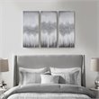 Pemberly Row 3-Piece MDF Wood Luminous Hand Painted Canvas Set in Gray