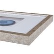 Pemberly Row Modern Real Stone Framed Graphic (4