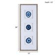 Pemberly Row Modern Real Stone Framed Graphic (4