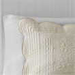 Pemberly Row 3-Piece Polyester Microfiber Coverlet Set in Cream