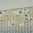 Pemberly Row 6-Piece Cotton Printed Coverlet Set in Green