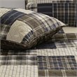 Pemberly Row 3-Piece Polyester Printed Reversible Coverlet Set in Brown
