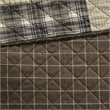 Pemberly Row 3-Piece Polyester Printed Reversible Coverlet Set in Brown