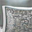 Pemberly Row Contemporary 24-Piece Polyester Comforter Set in Blue