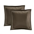 Pemberly Row Contemporary 24-Piece Polyester Comforter Set in Navy