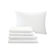 Pemberly Row Contemporary 24-Piece Polyester Comforter Set in Navy