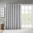 Pemberly Row Polyester Blackout Printed Window Panel in Gray