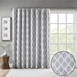Pemberly Row Polyester Blackout Printed Window Panel in Gray