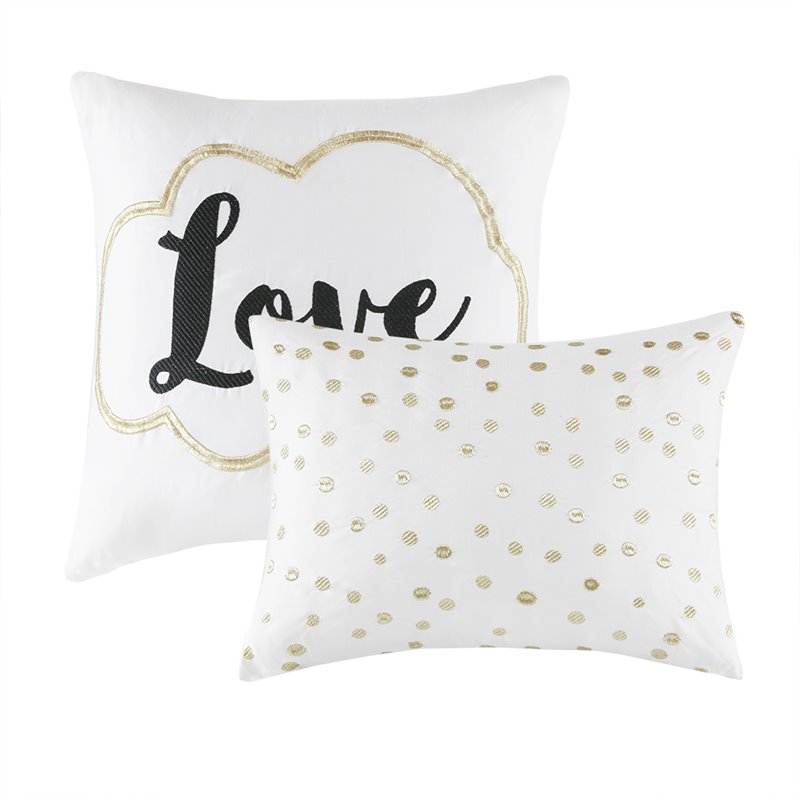 Pemberly Row Polyester Twin/Twin XL Duvet Cover Set in Ivory