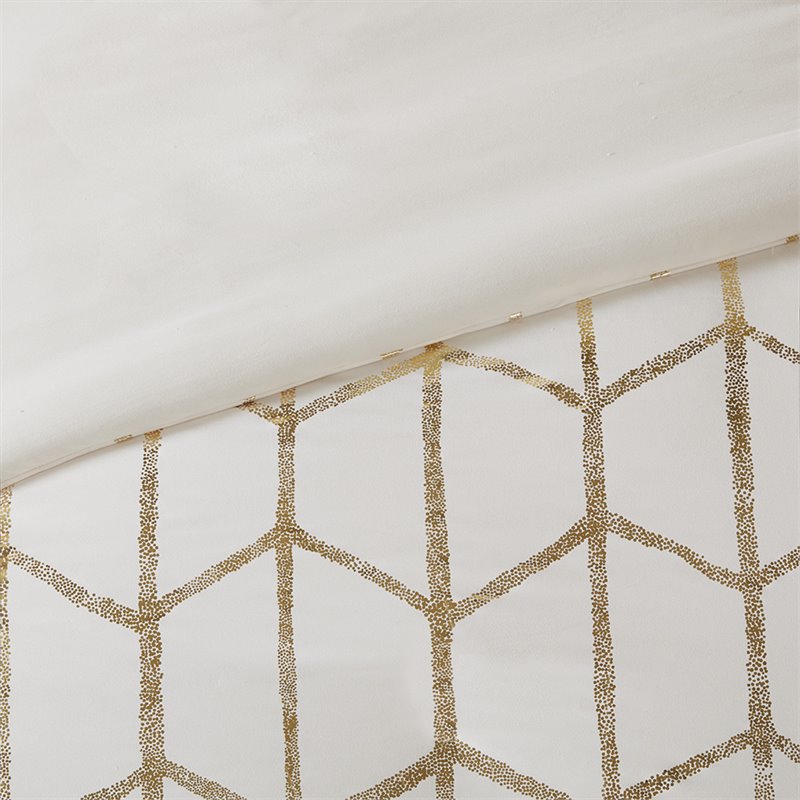 Pemberly Row Polyester Twin/Twin XL Duvet Cover Set in Ivory