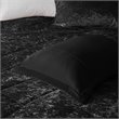 Pemberly Row Polyester King/Cal King Duvet Cover Set in Black