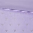 Pemberly Row Polyester Printed Brushed Comforter Set in Purple Blush
