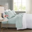 Pemberly Row Cotton & Polyester Sheet Set w/ Huntsman Cooling Chemical in Green