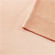 Pemberly Row 6-piece Polyester Satin Sheet Set in Blush Pink