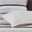 Pemberly Row 3-Piece Cotton Printed Comforter Set with Trims in Black/White