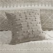 Pemberly Row 3-piece Cotton Full/Queen Duvet Cover Set with Chenille in Brown