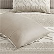 Pemberly Row 3-piece Cotton Full/Queen Duvet Cover Set with Chenille in Brown