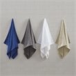 Pemberly Row Big Bundle 12-piece Cotton Bath Towel Set in White