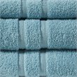 Pemberly Row 6-piece Contemporary Turkish Cotton Towel Set in Aqua Blue