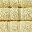 Pemberly Row 6-piece Contemporary Turkish Cotton Towel Set in Yellow