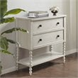 Pemberly Row Contemporary MDF Solid Wood Accent Chest in Natural