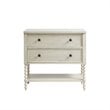 Pemberly Row Contemporary MDF Solid Wood Accent Chest in Natural